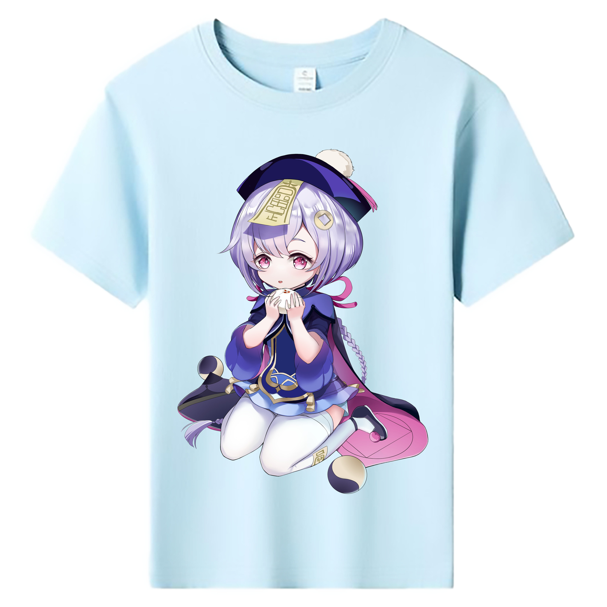 げんし神 七七 なな  genshin Nana 綿100％キッズTシャツ（フロントプリント）